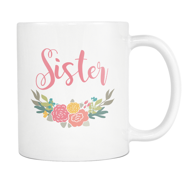 Sister Gift Mug Hebrew Optional