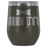 Jewish Groom Chattan Wine Tumbler