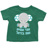 Big Brother Baby Announcement T-Shirt - Hebrew