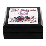 Bat Mitzvah Personalized Keepsake Box
