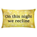 passover reclining pillow