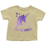 Big Sister Hebrew T-Shirt with Unicorn
