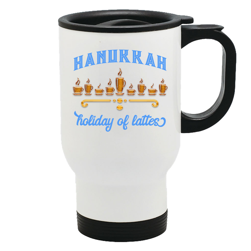 hanukkah gift travel thermal mug