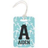 personalized nautiacal luggage tag