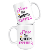 Fierce Like Queen Esther Purim Gift Mug