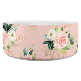 Personalized Pet Bowl - Floral