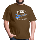 Best Zayde In The World T-shirt - brown