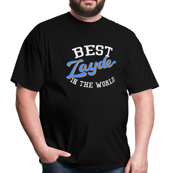 Best Zayde In The World T-shirt - black