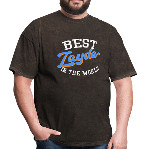 Best Zayde In The World T-shirt - mineral black