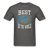Best Saba in The World Jewish Grandfather T-shirt - charcoal