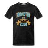 Promoted To Zayde 2020 T-shirt - charcoal gray