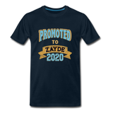 Promoted To Zayde 2020 T-shirt - deep navy