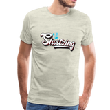 Shvitzing Funny Yiddish Premium T-shirt - heather oatmeal