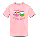 Big Sister T-shirt with Hebrew - pink