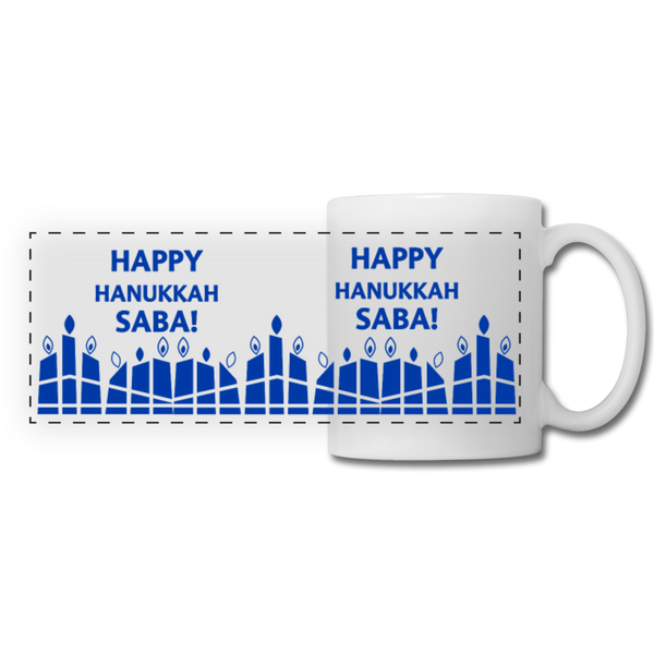 Happy Hanukkah Saba! Gift Mug - white
