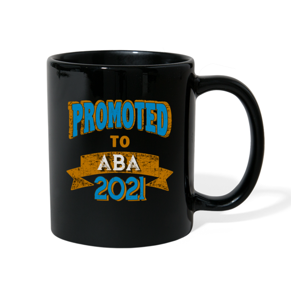 Promoted To Aba 2021 New Jewish Dad Gift Mug - black
