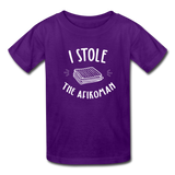I Stole The Afikoman Kids' T-Shirt - purple