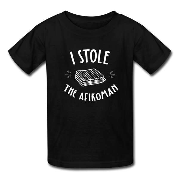 I Stole The Afikoman Kids' T-Shirt - black