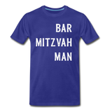 Bar Mitzvah Man Tshirt - royal blue