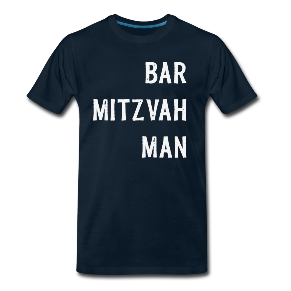 Bar Mitzvah Man Tshirt - deep navy