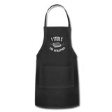 I Stole The Afikoman Apron - black