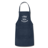 I Stole The Afikoman Apron - navy