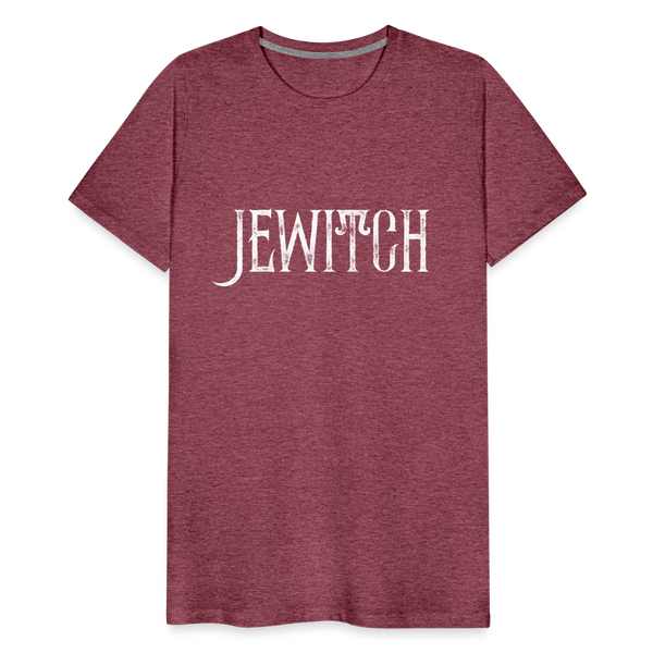 Jewitch Unisex Premium T-Shirt - heather burgundy
