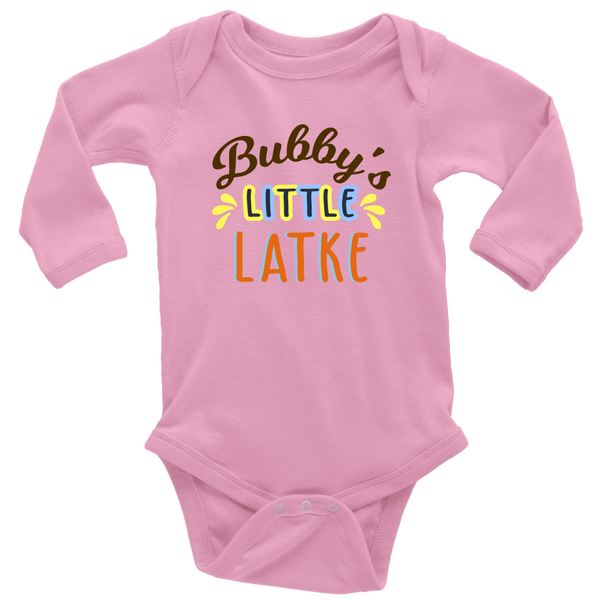 bubbys little latke long sleeve pink