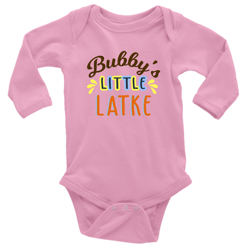 bubbys little latke long sleeve pink