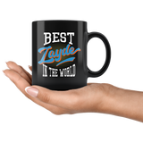 Best Zayde in the World Jewish Grandfather Black Gift Mug