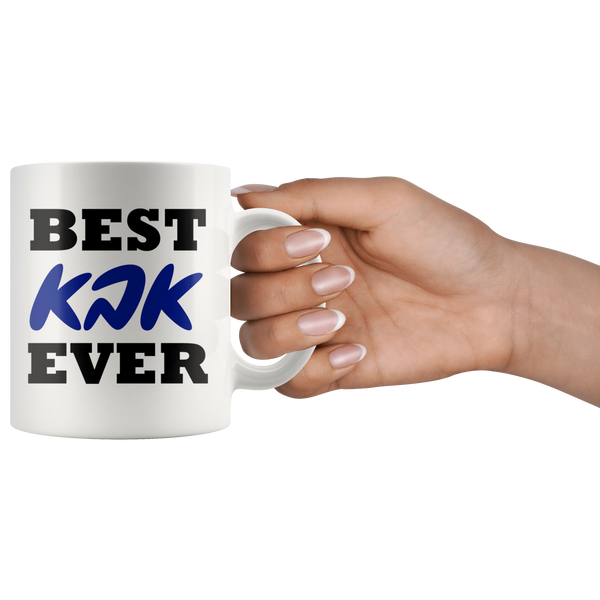 Best Father Aba Ever Mug with Hebrew